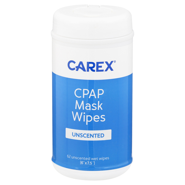 Image for Carex CPAP Mask Wipes, Unscented,62ea from Healthwise Pharmacy